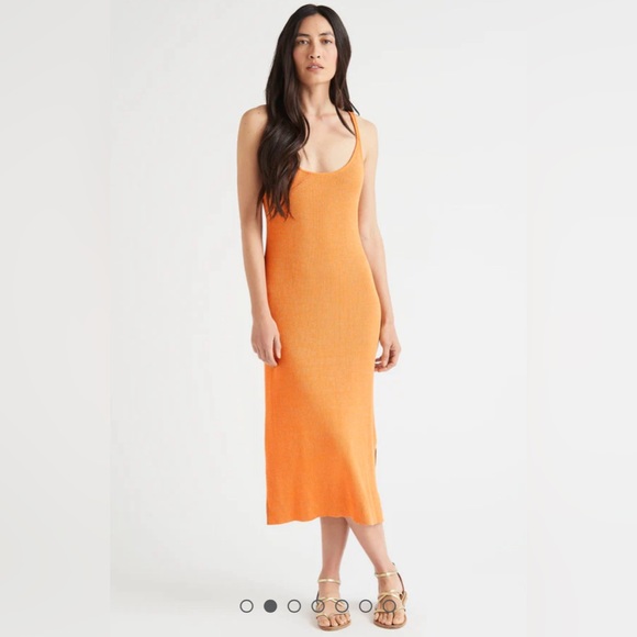 NEW! Splendid Size L XENA LUREX SWEATER DRESS - Picture 1 of 10